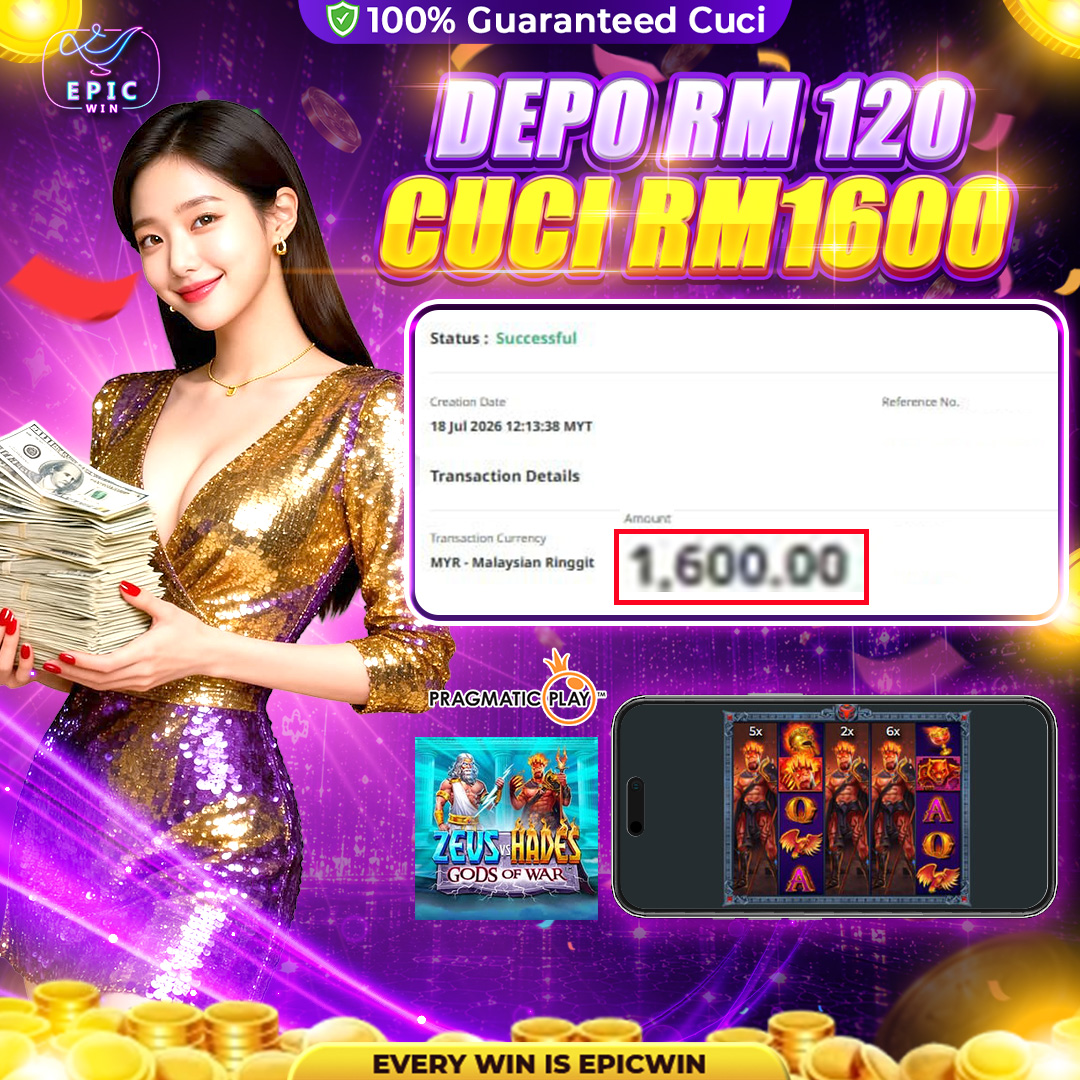 Epic Player Cuci RM1600 Dari Pragmatic Play